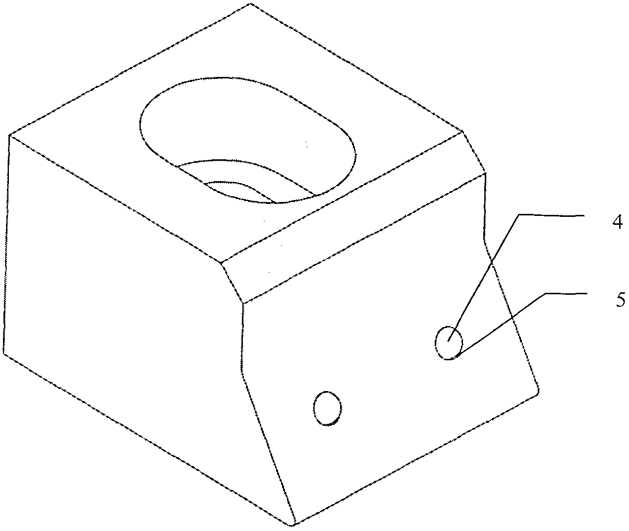 Coating film supporting mechanism of high temperature deposition hard mask of film coating workpiece