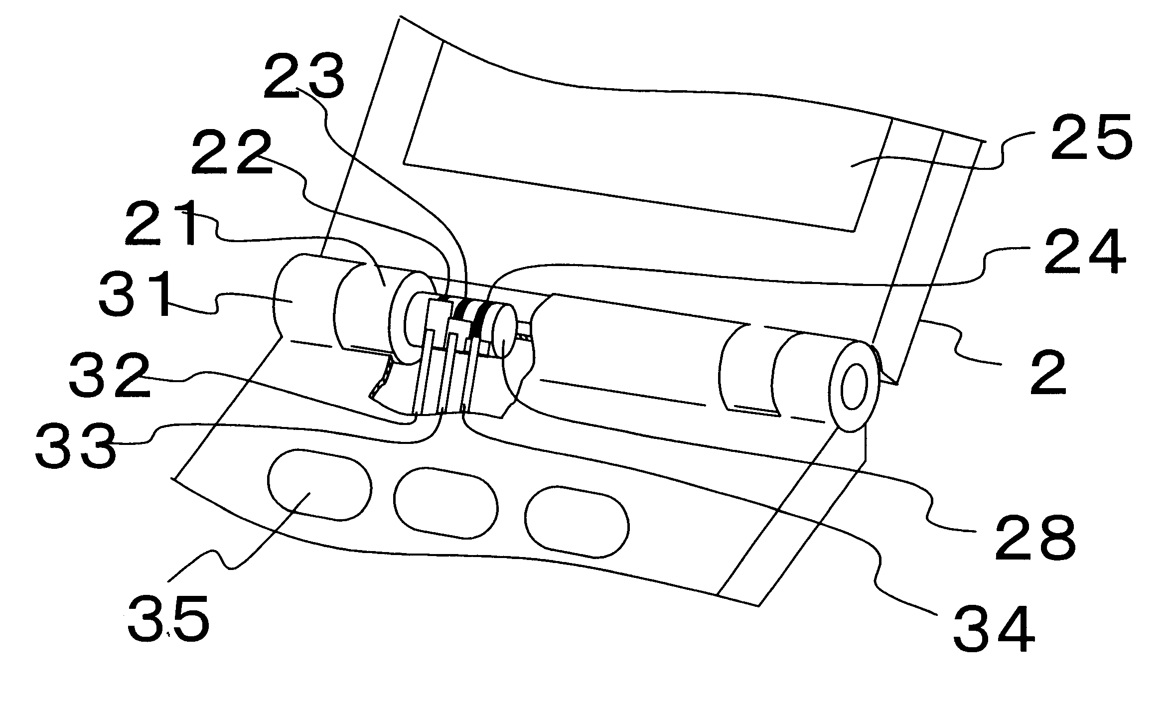 Opening and closing angle detecting apparatus and foldable device