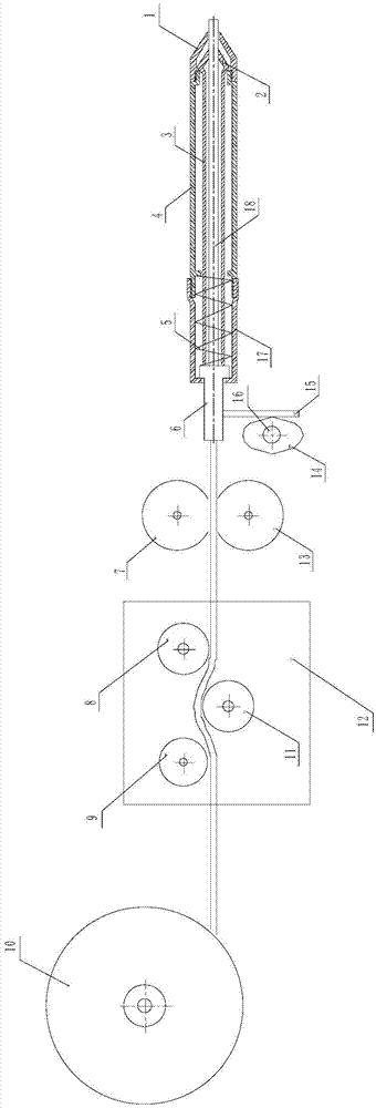 Pen-type solder stick electric extruding feeder