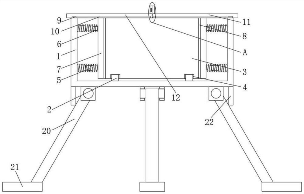 Surveying and mapping device for geological exploration