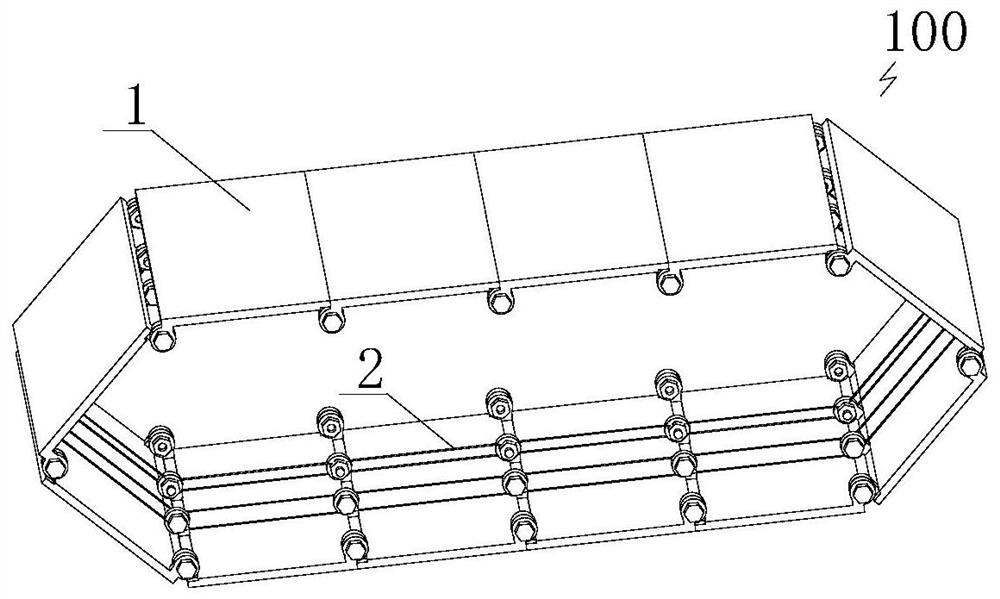 Closed chain rolling robot driven by shape memory alloy