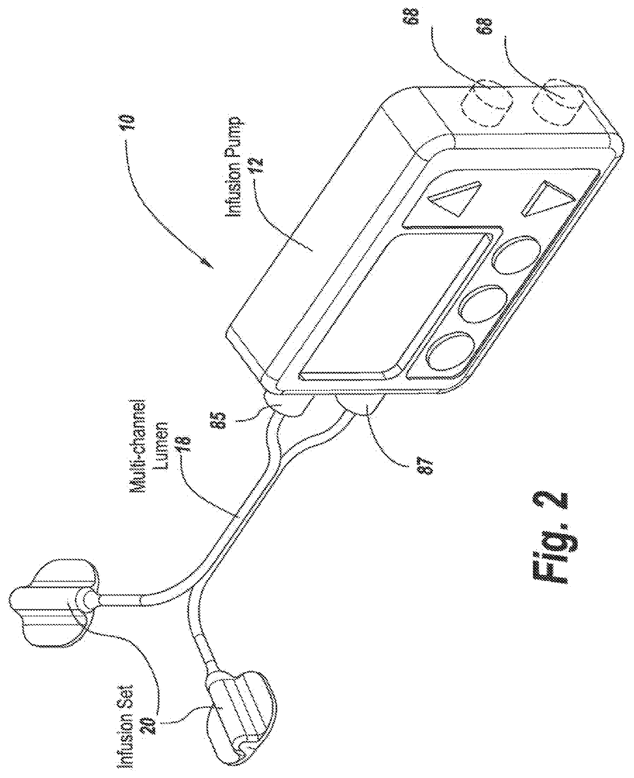Infusion pump and system for preventing mischanneling of multiple medicaments