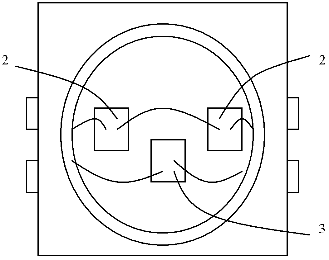 White light led lamp and method for generating white light with high color rendering