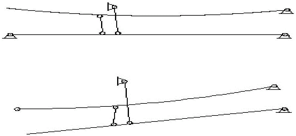 Replacing beam turnout structure and turnout switch method