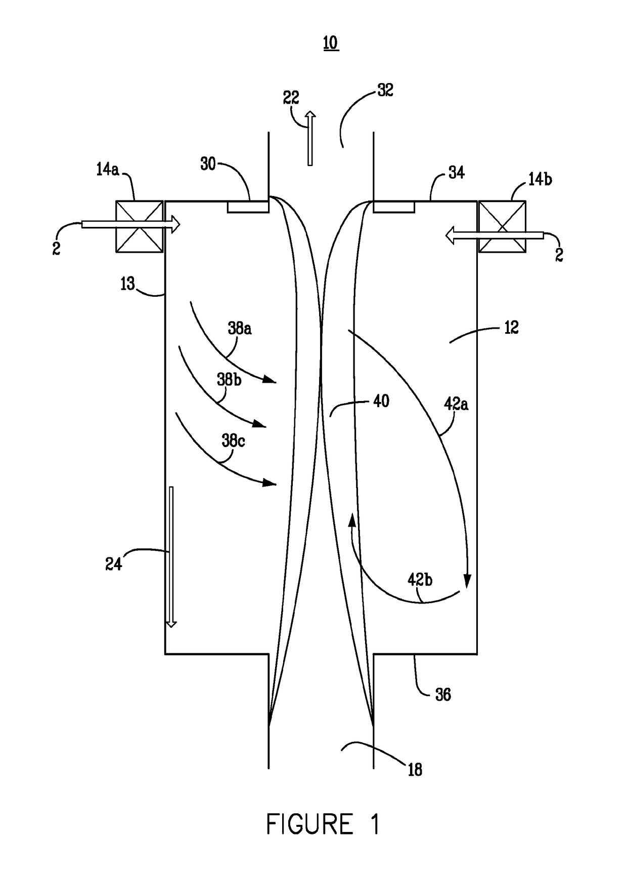 Gliding arc plasmatron reactor with reverse vortex for the conversion of hydrocarbon fuel into synthesis gas