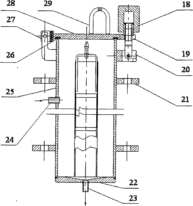 Underwater sipping apparatus for nuclear reactor spent fuel damage detection