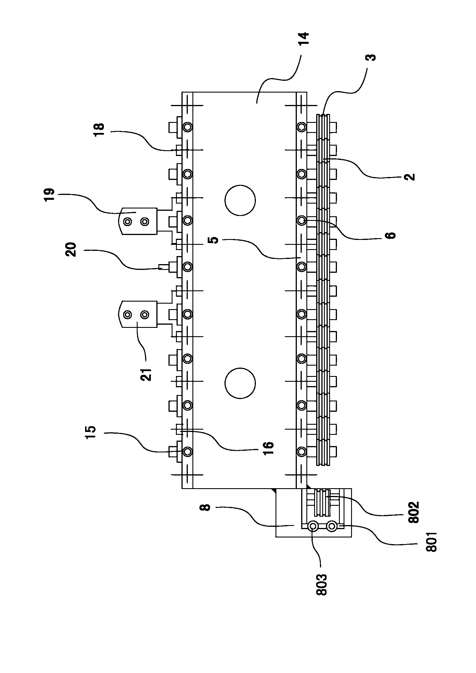 Full hydraulic double-motor energy-saving reinforcing steel bar straightening and cutting machine