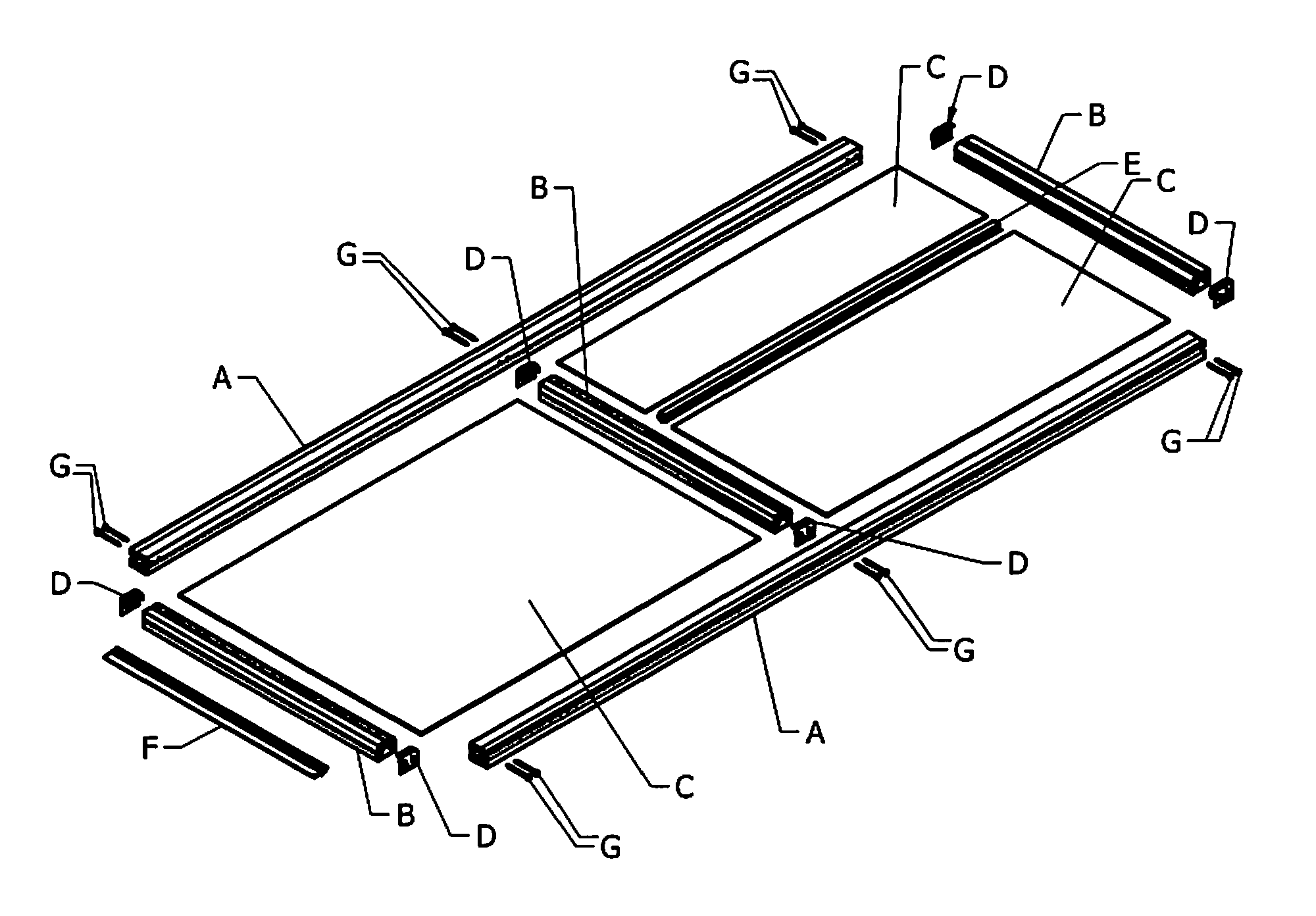 Adjustable screen frame assembly