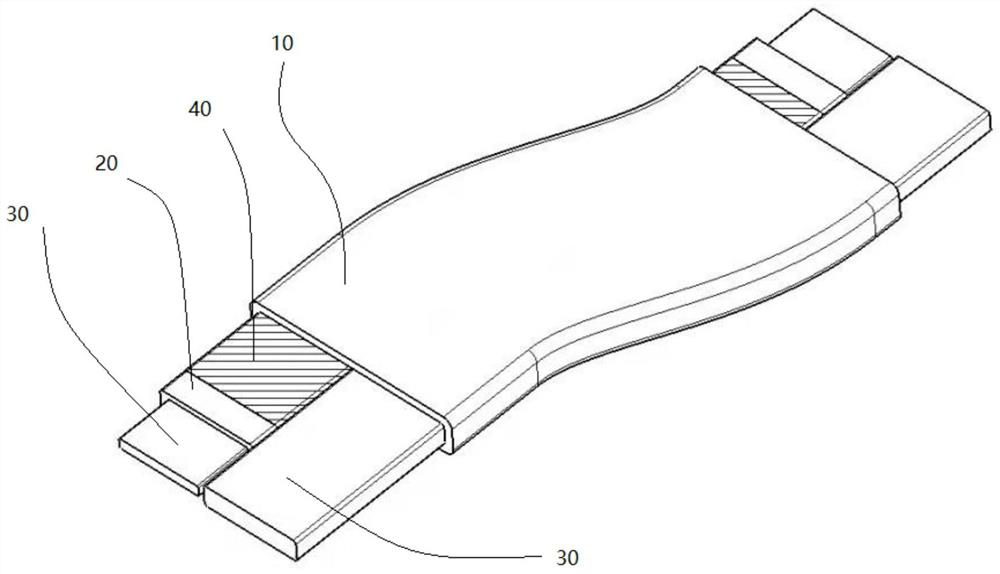 Flat-belt-type conductive wire body and flat-belt-type wire harness