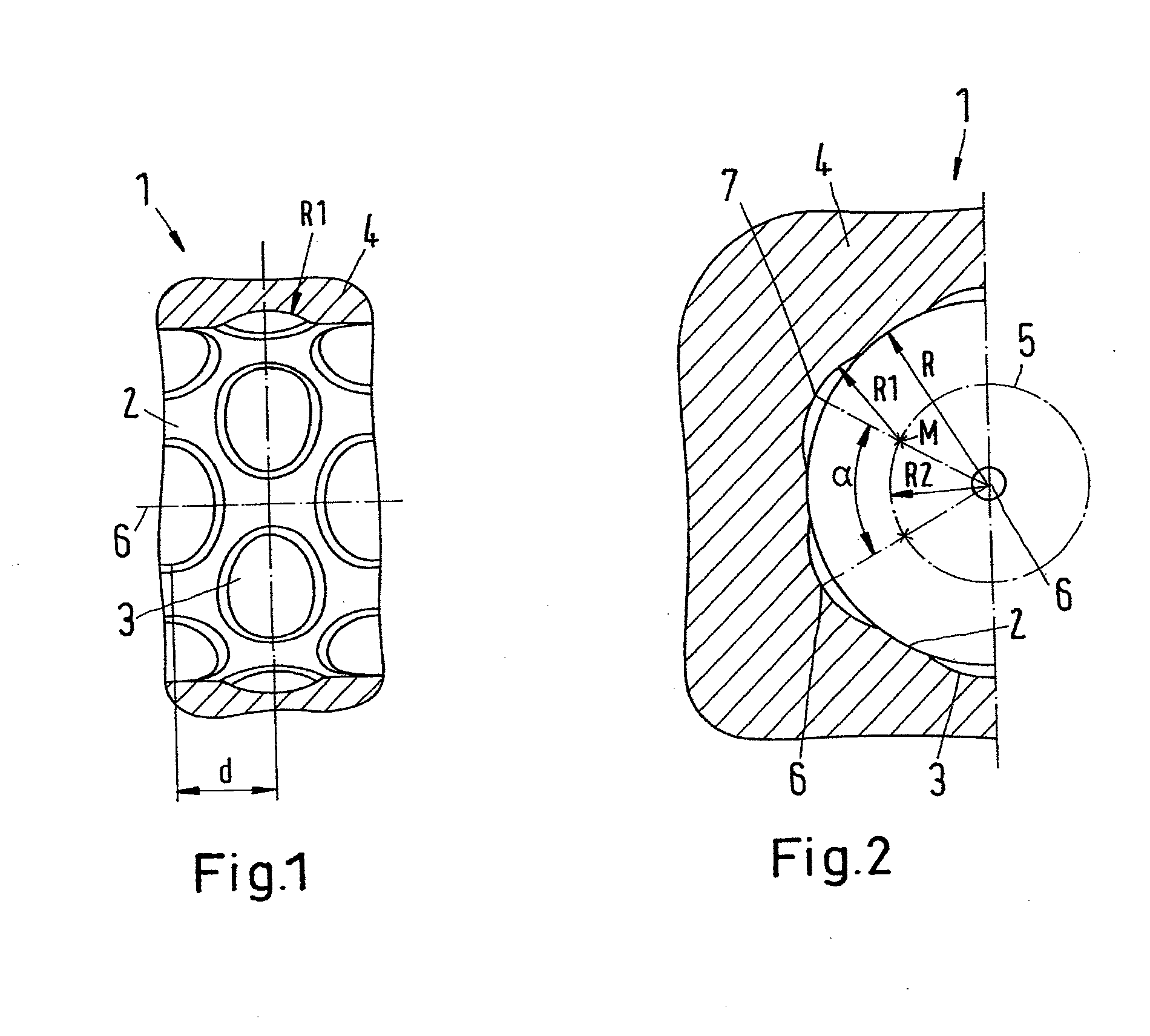 Flow- optimized fluid line