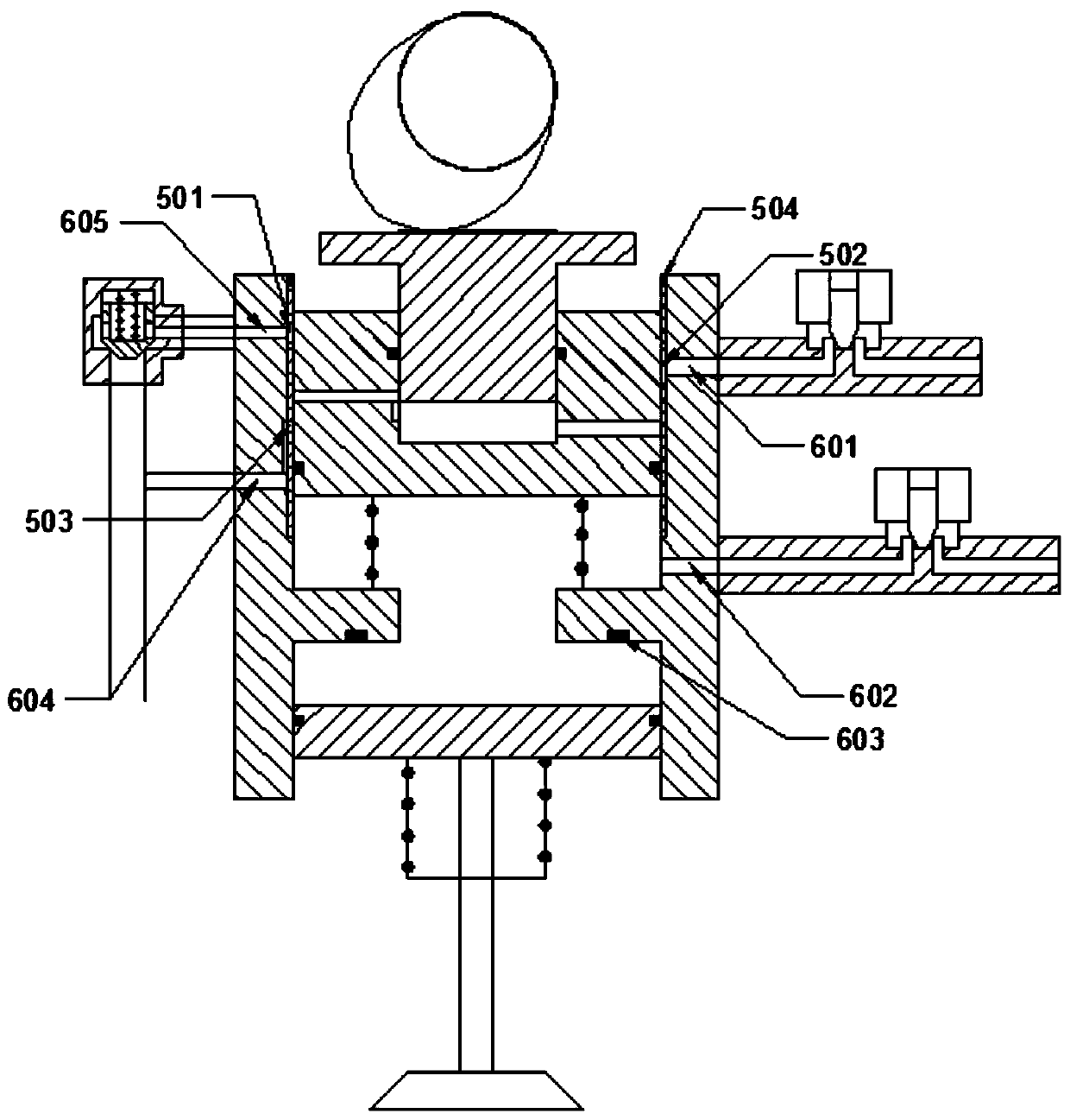 A fully variable valve train driven by hydraulic pressure