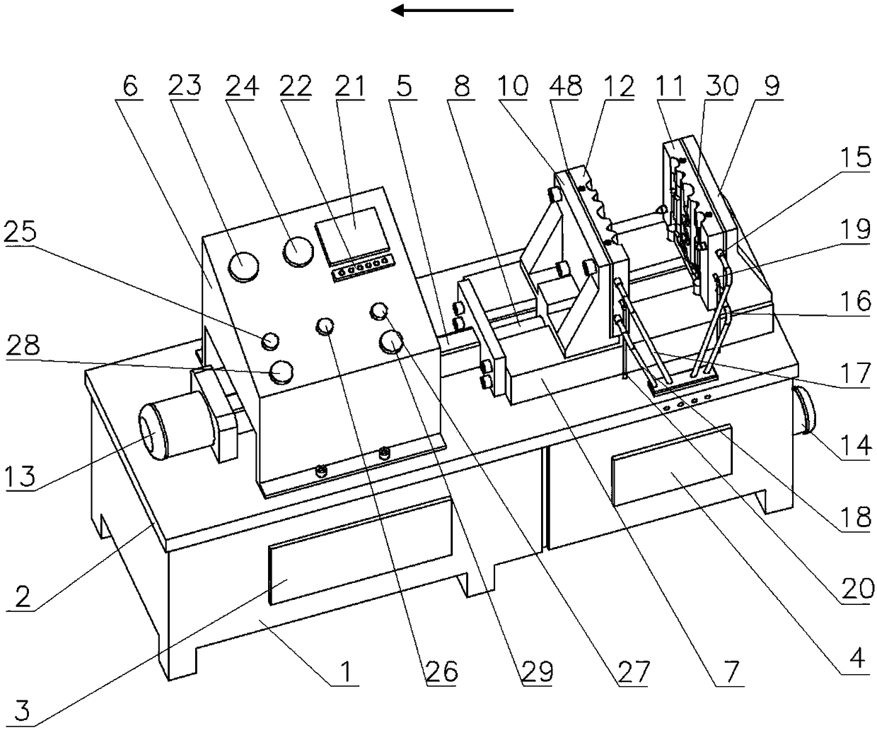 A liquid forming device for light alloy