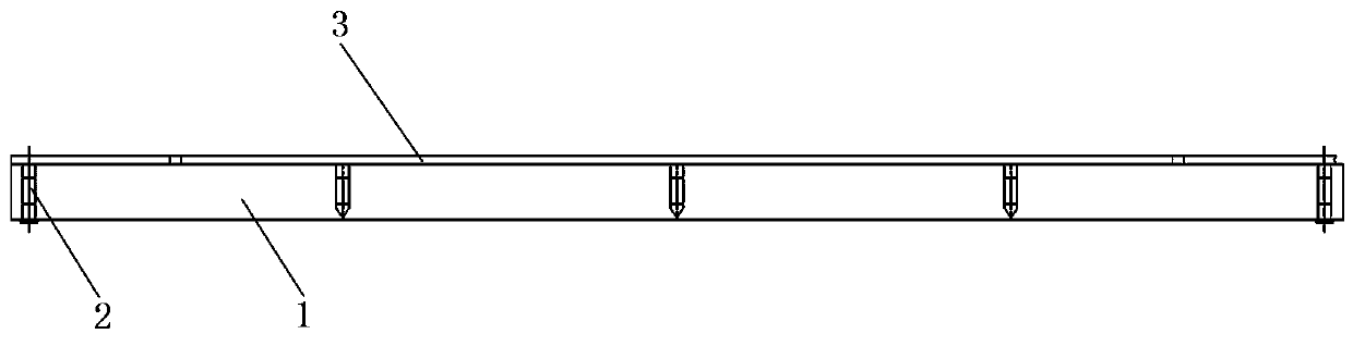 Quickly-installed steel-concrete combined beam bridge and construction method thereof