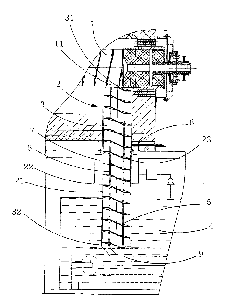 Spiral material quick auto transferring device