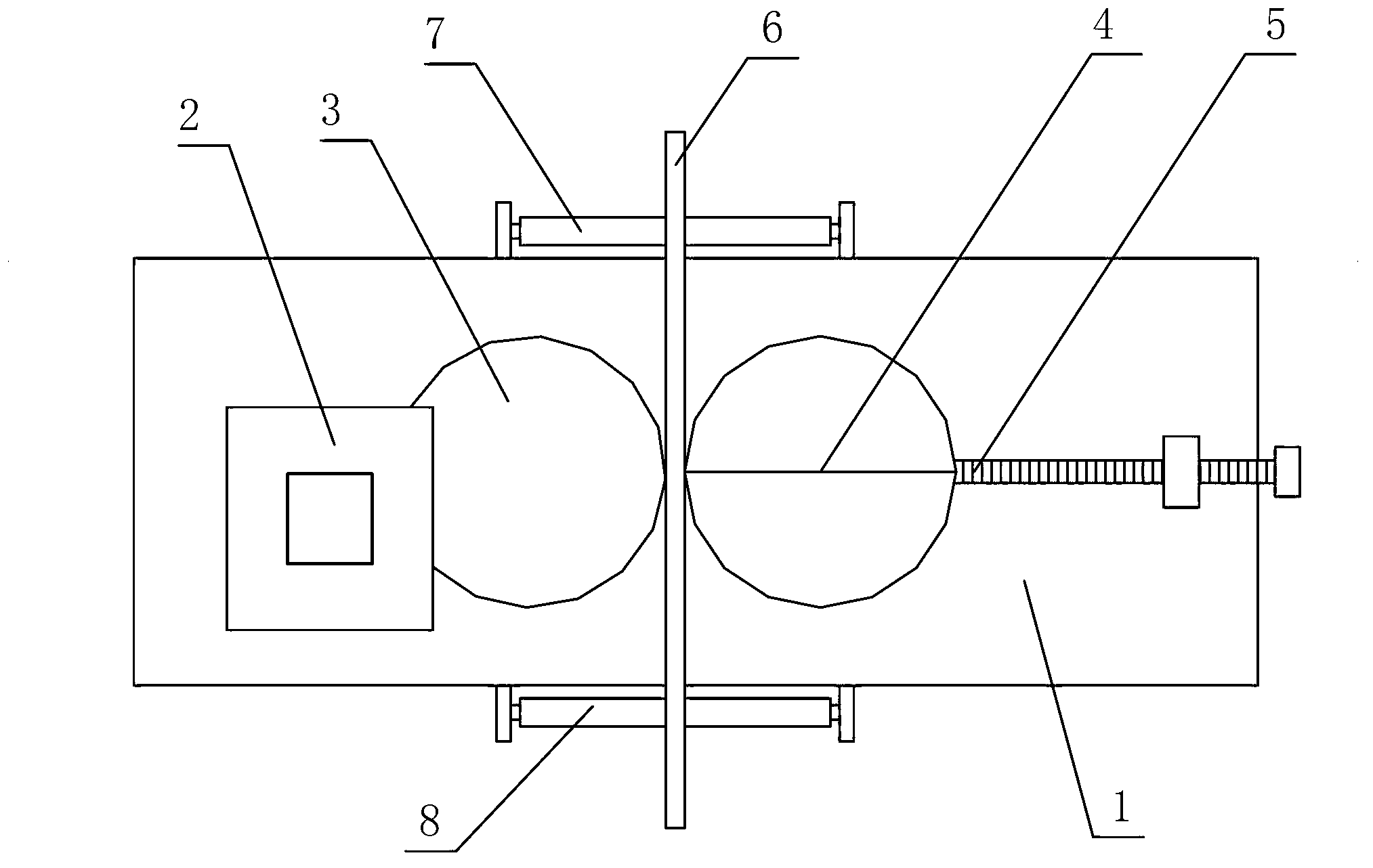 Table-type accurate cable length measuring instrument