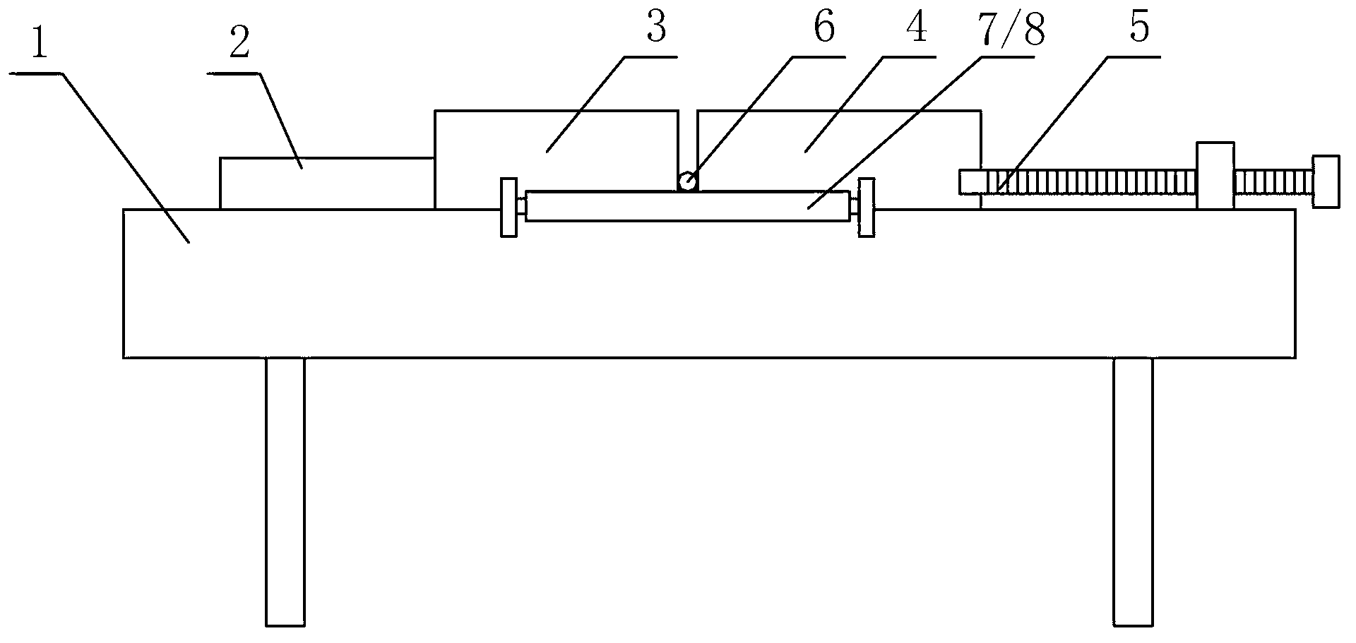 Table-type accurate cable length measuring instrument