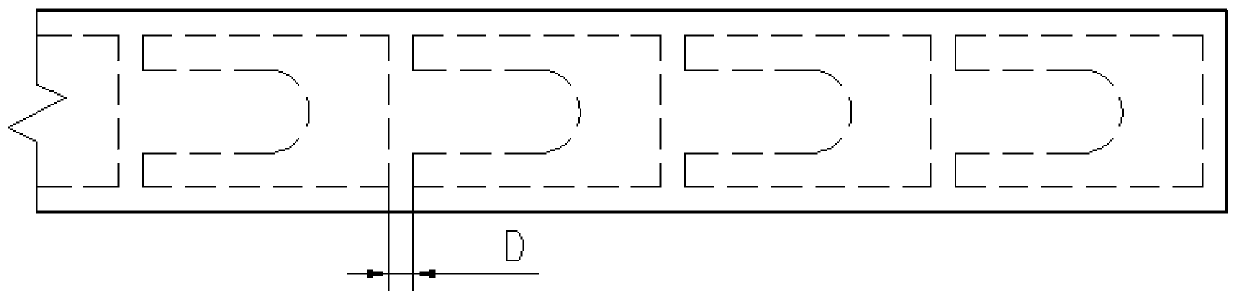 Plate punching die