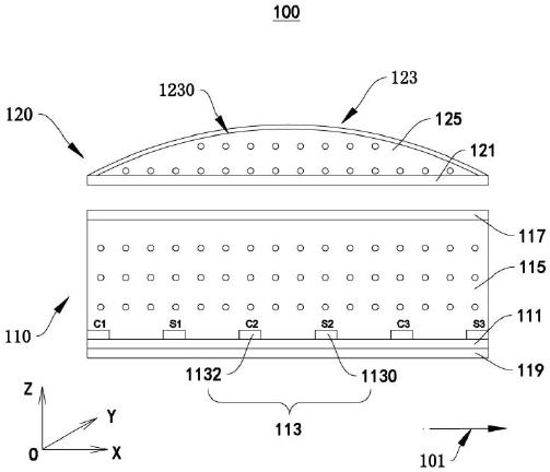 Liquid crystal lens device and virtual reality zoom method