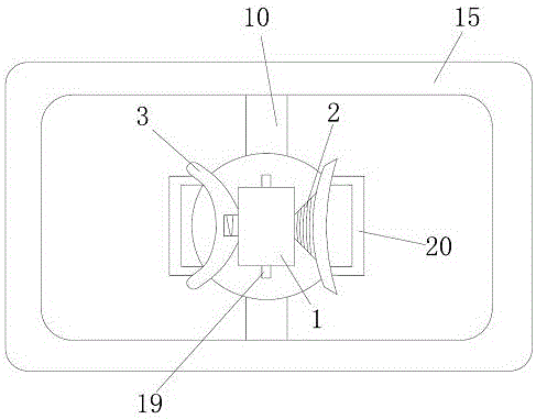 Bottle pushing machine for production of glass bottle and provided with pressure buffering device