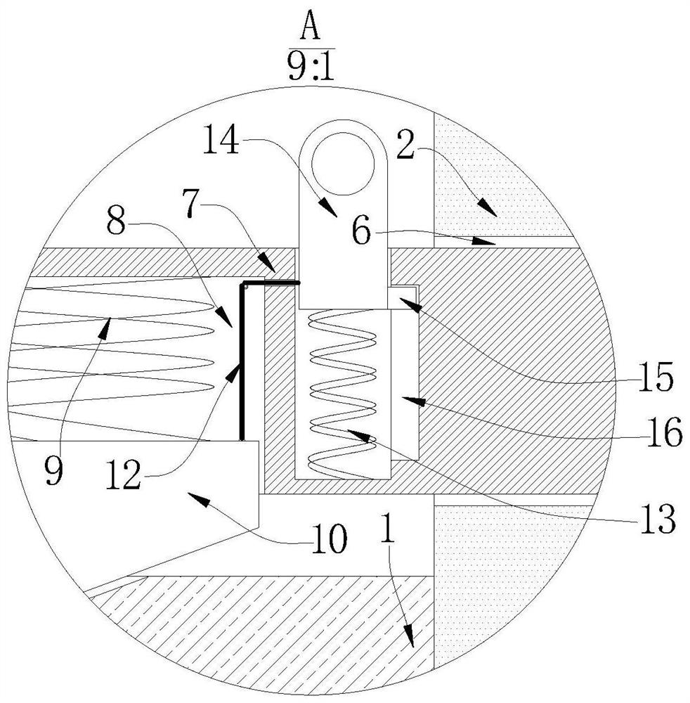 Emergency plugging mechanical plug for ferronickel heating furnace