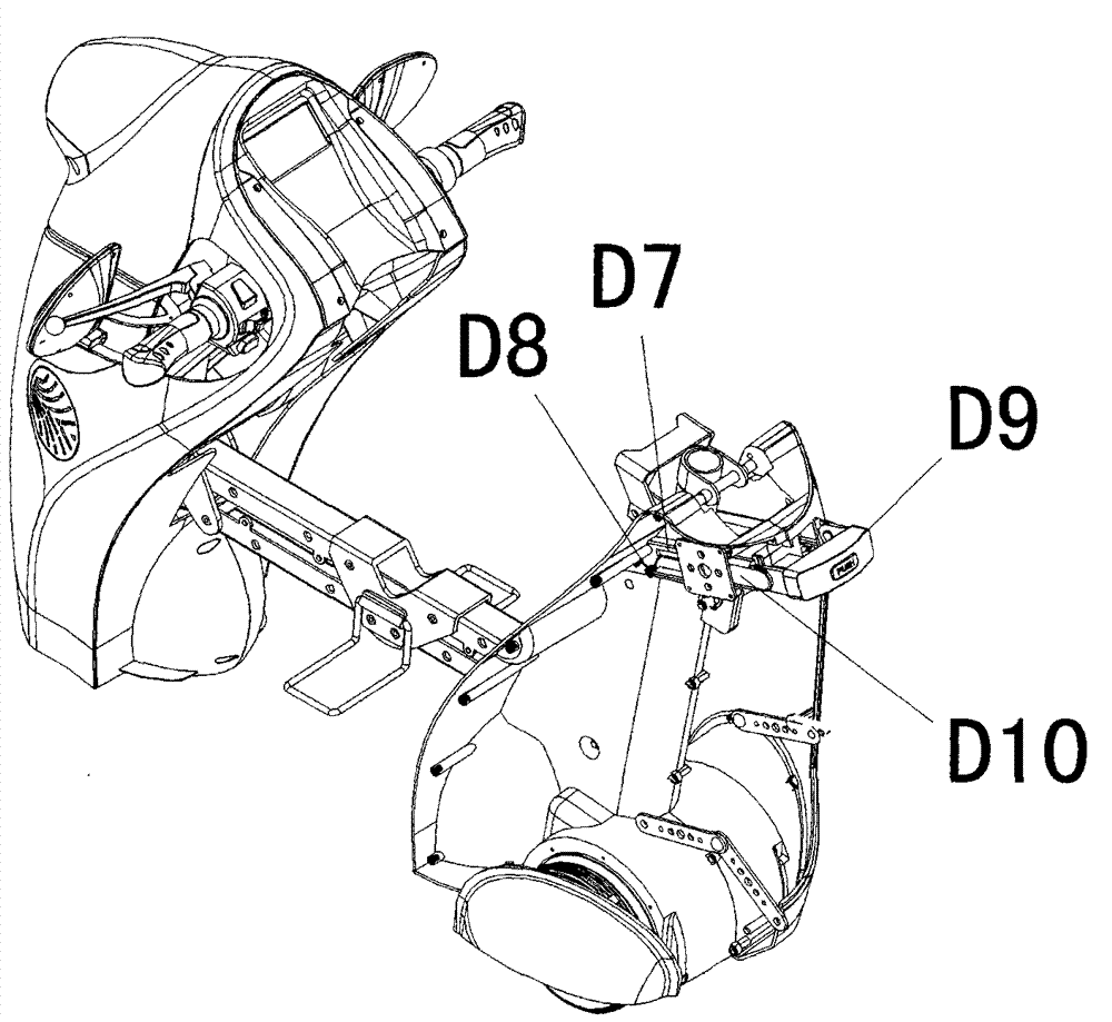 Foldable trolley-case electric vehicle