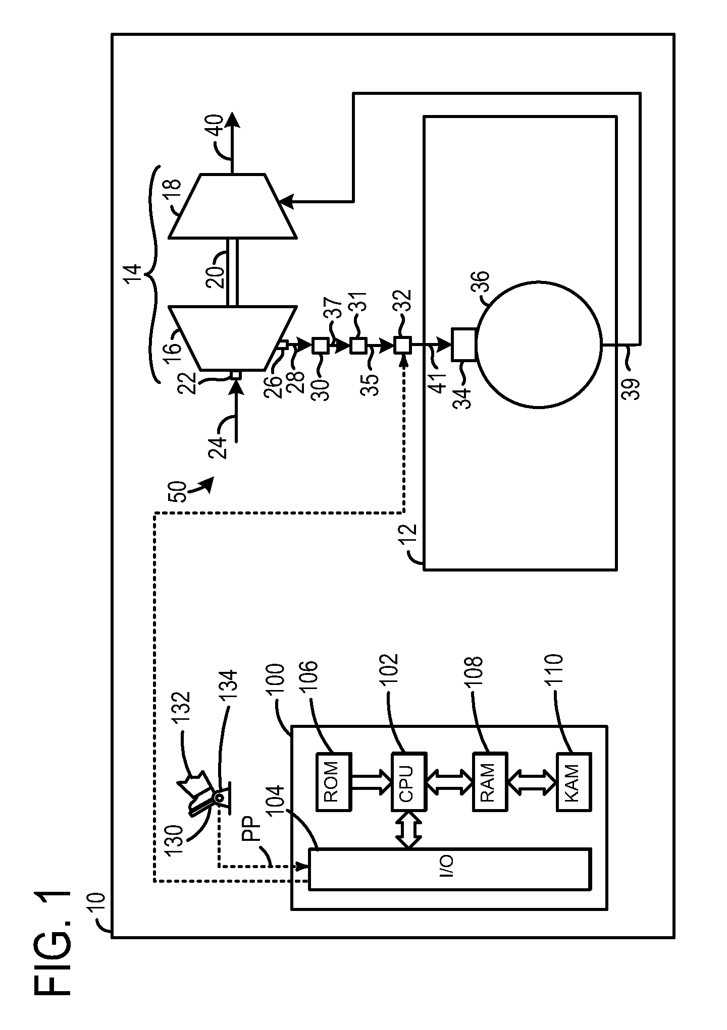 Intake system having a silencer device