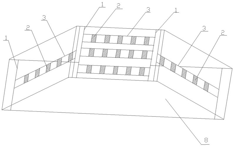 Piezoelectric sensor and method for simulating dam slope collapse self-powered monitoring through vibration table by usingpiezoelectric sensor