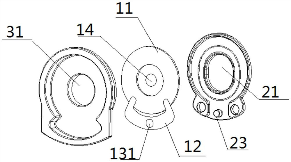 Atomizing sheet sealing structure and atomizer