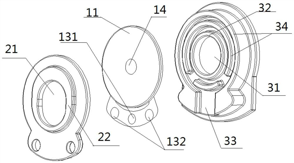 Atomizing sheet sealing structure and atomizer