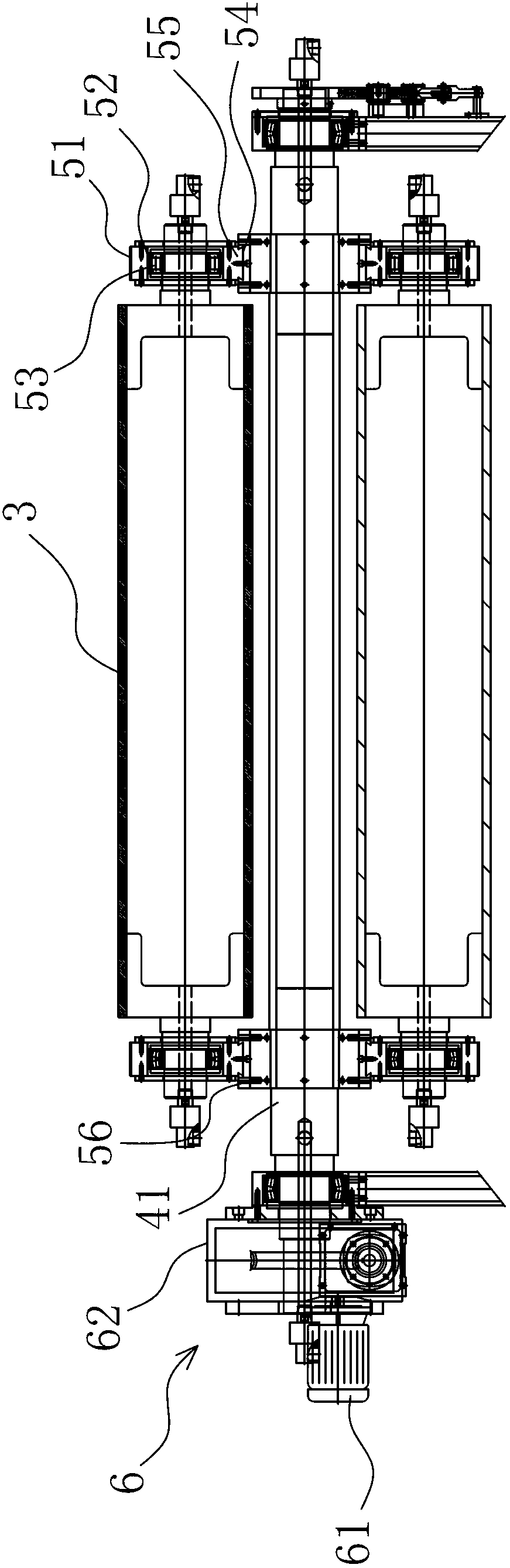 Embossing device of embossing machine