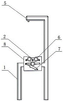 A thick-diameter magnetic ring hooking device