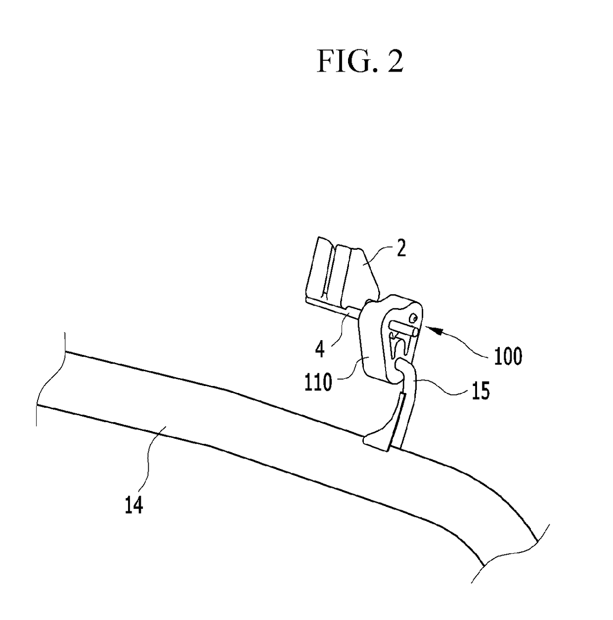 Exhaust pipe mounting unit for vehicle