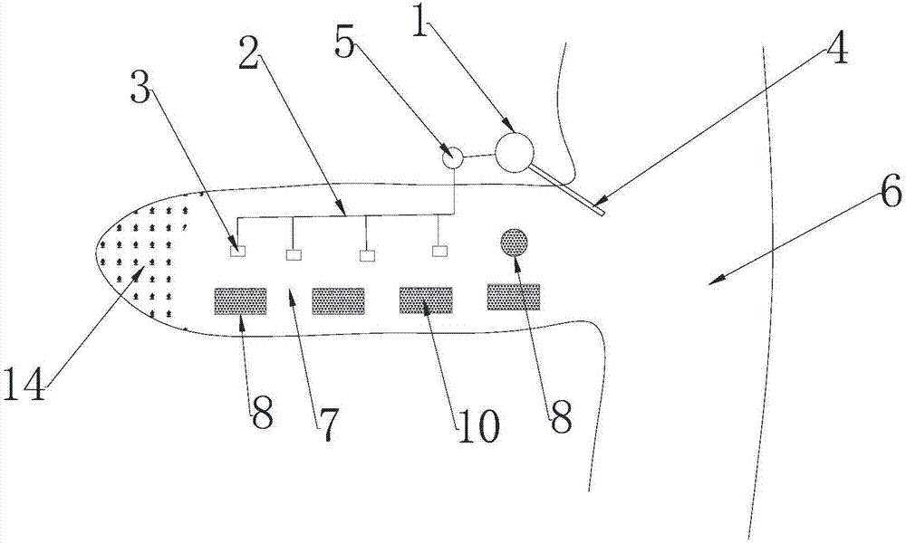 Ecological system for governing beheaded creek