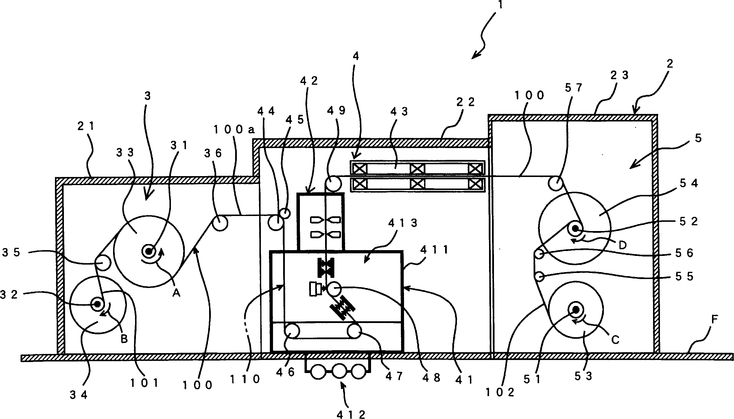 Band washing unit and band washing method