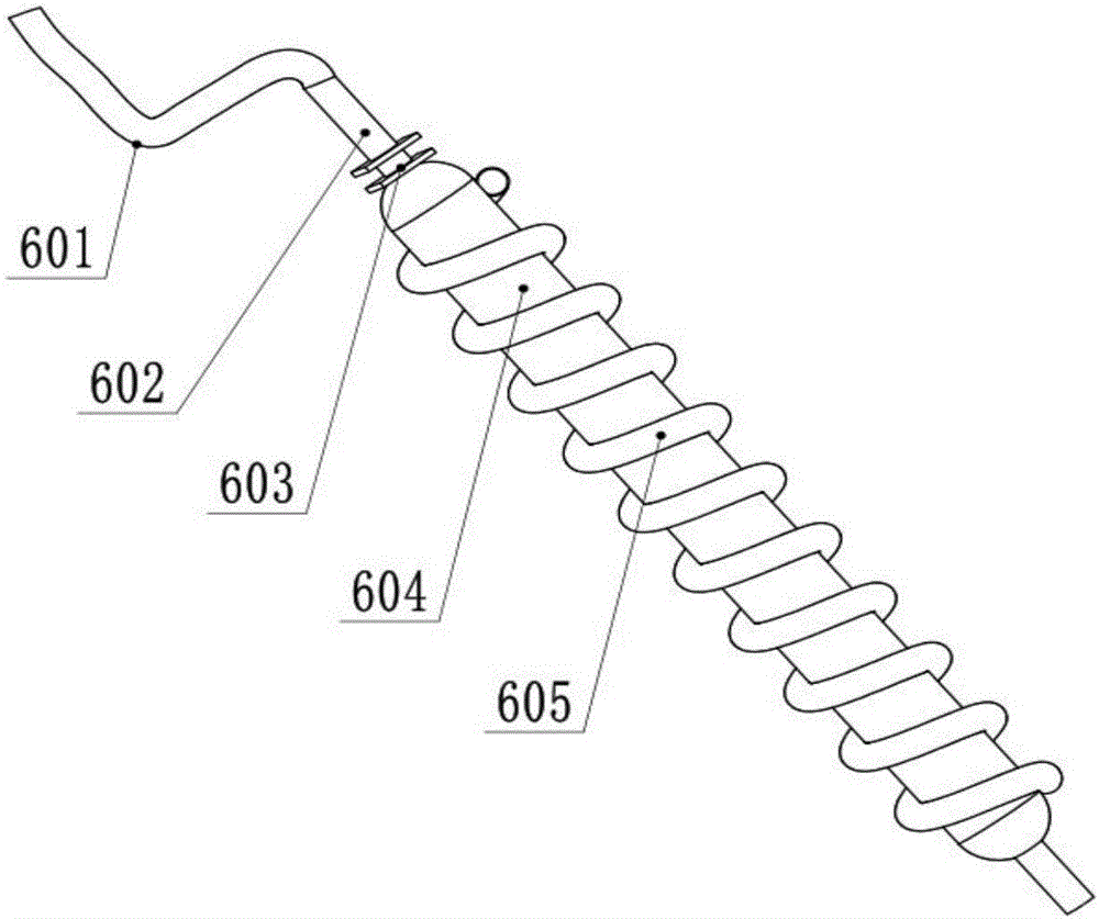 Experimental instrument of Archimedes screw water pump