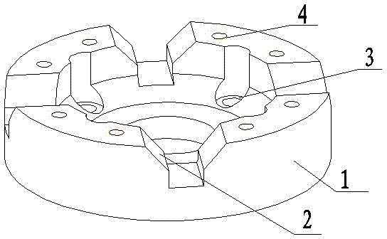 Cross axle processing clamp