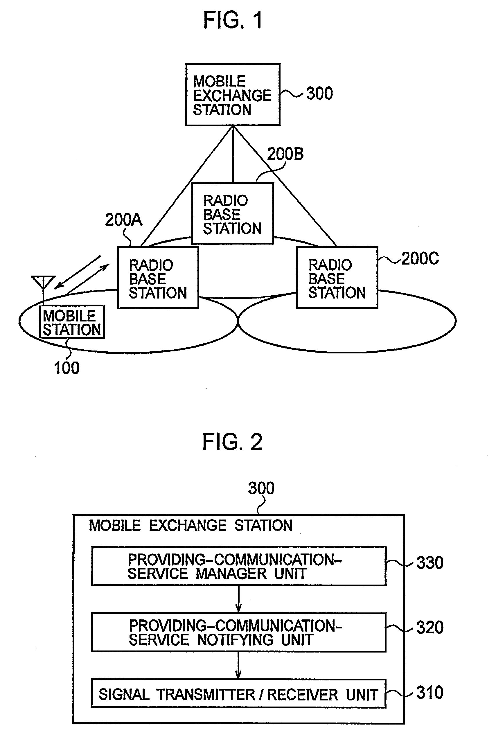 Mobile communication method, mobile exchange station, radio base station and mobile station