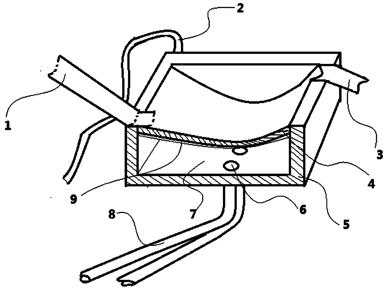 A water-cooled electric mold and its preparation method