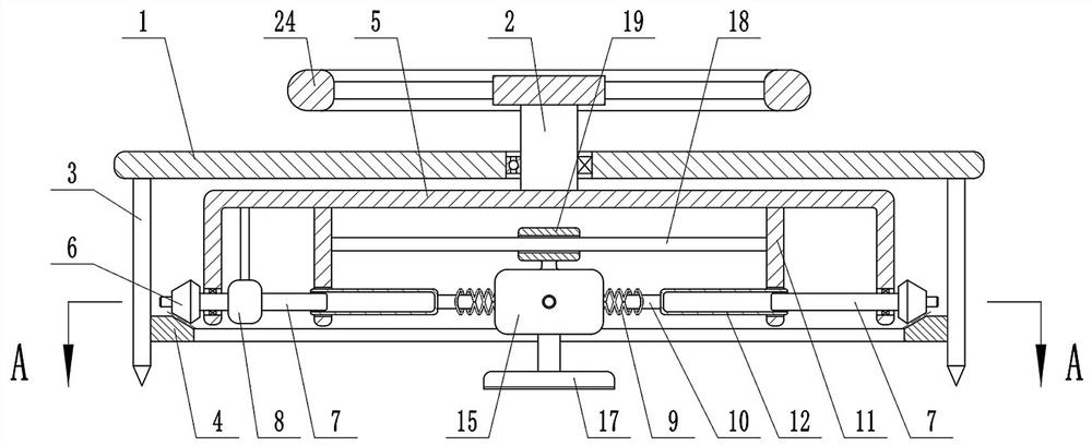 Sand paving device in road texture depth detection