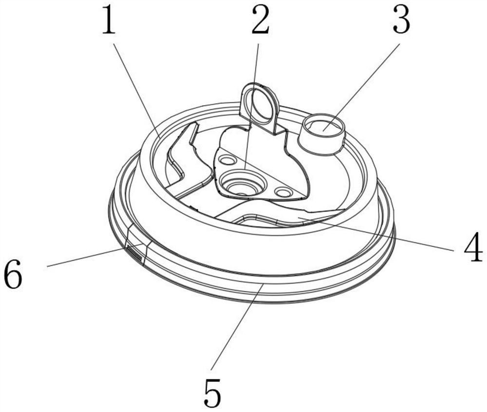 Leakage-proof heart-shaped cup cover