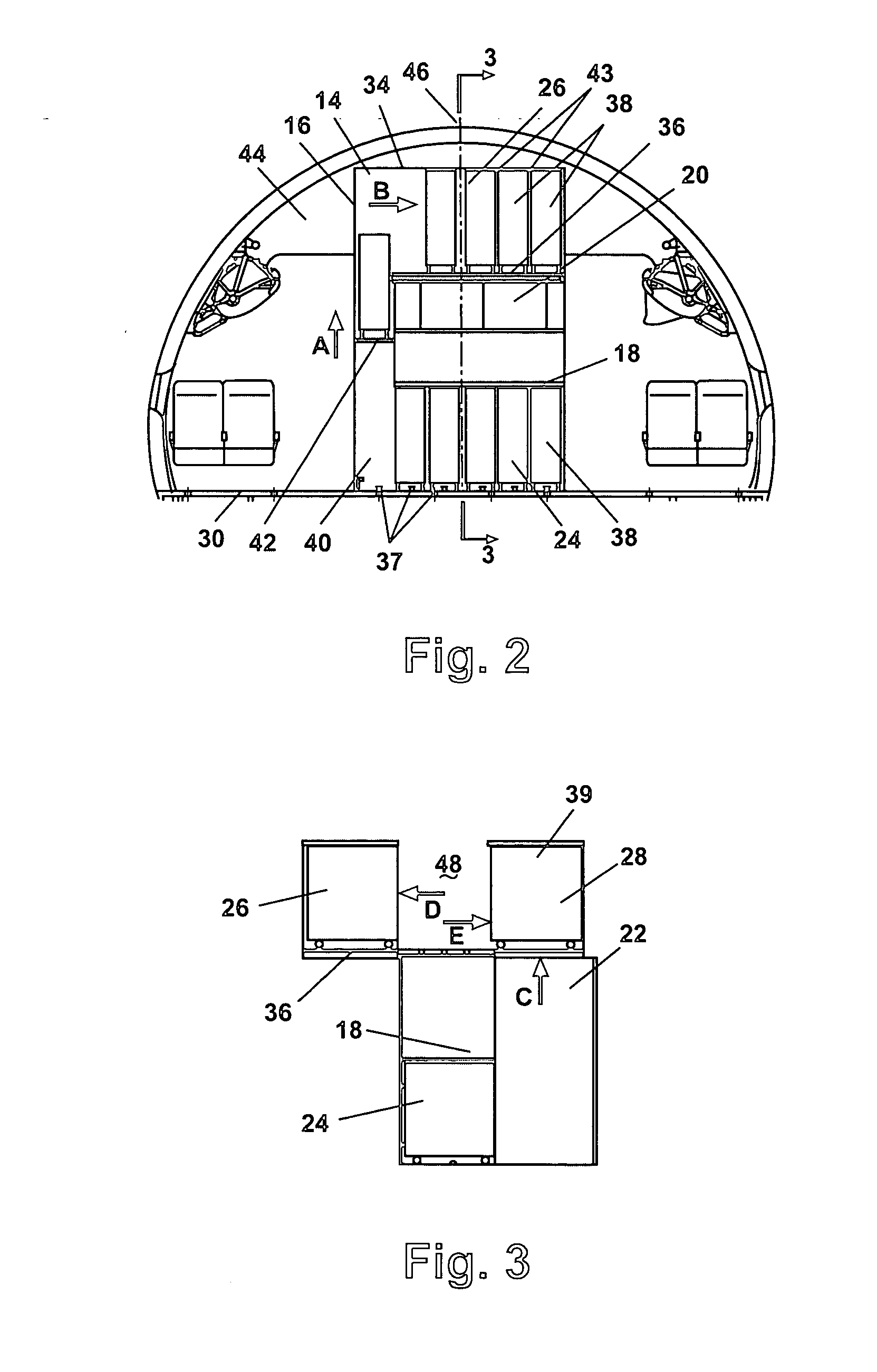 Galley cart storage system and method of use