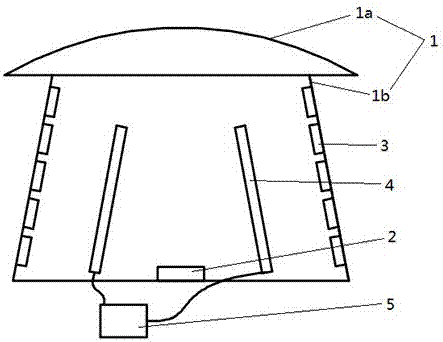 An optical plastic substrate coating device