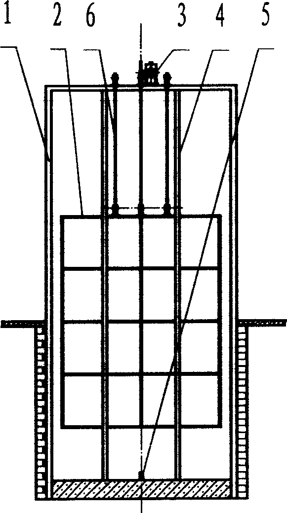 Reciprocal counter-weight lifting type stereo garage