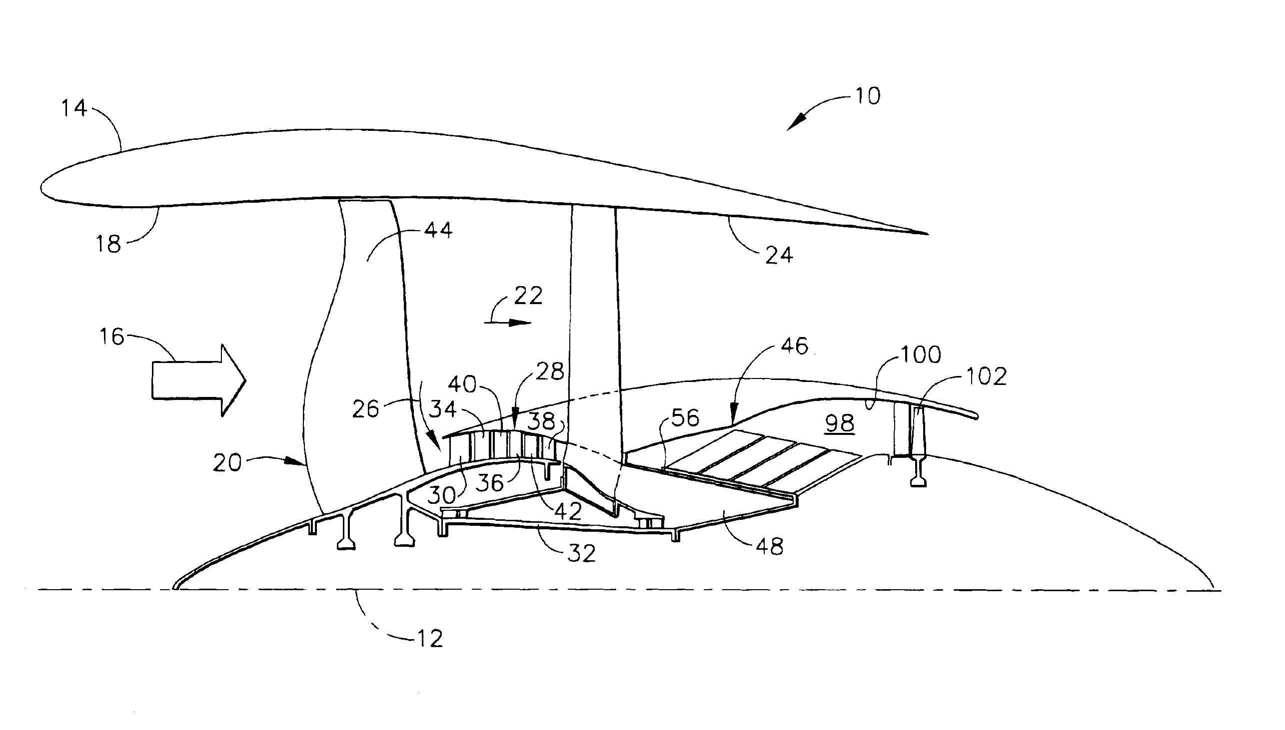 Pulse detonation system for a gas turbine engine