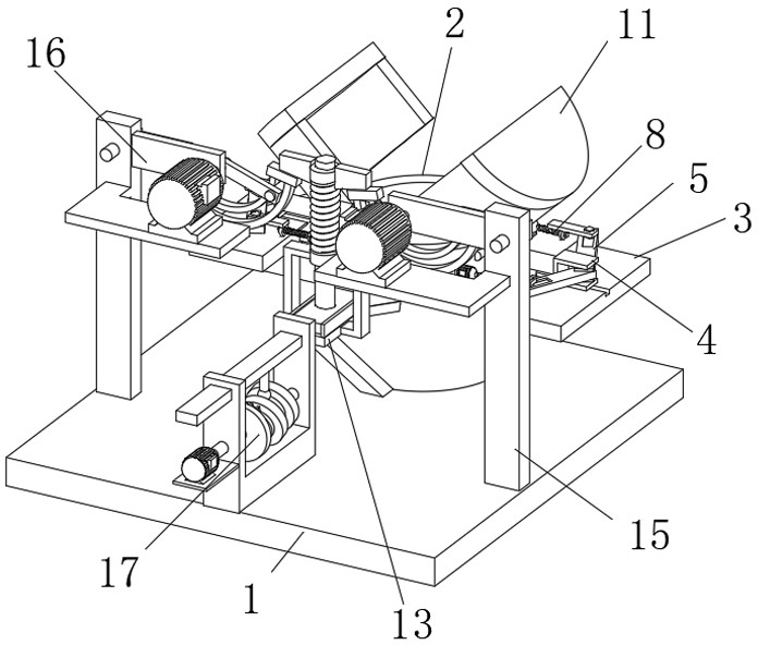 Anhydrous stemming stirring equipment with anti-sputtering function and use method