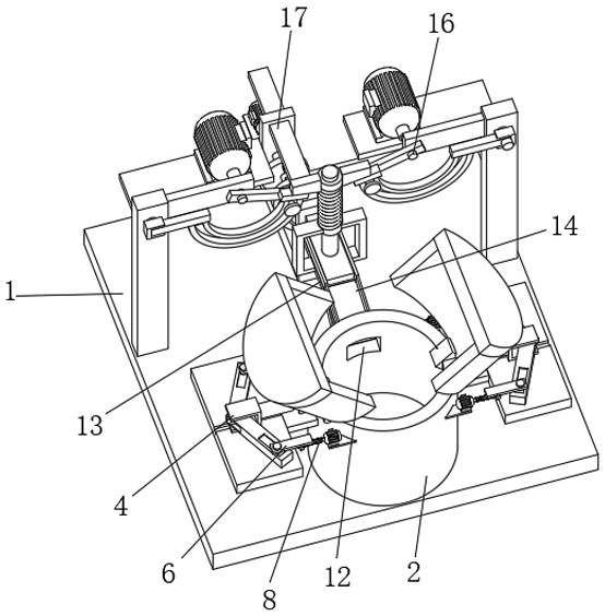 Anhydrous stemming stirring equipment with anti-sputtering function and use method