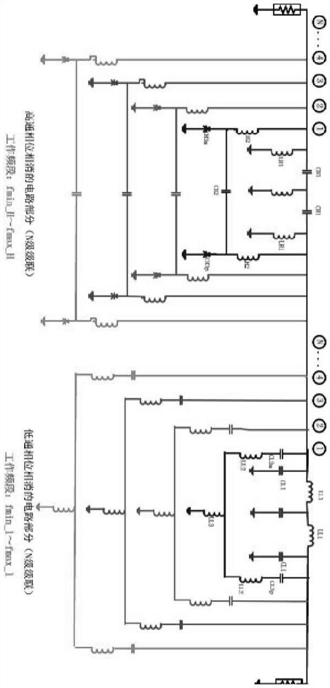 Cascade multi-notch ultra-wideband filter circuit based on band-pass phase cancellation