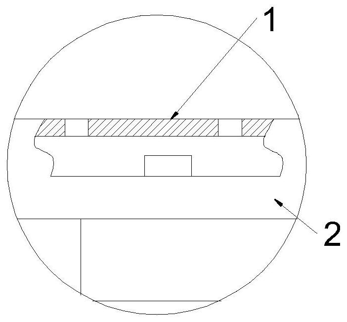 Calcining device for ceramic structural part