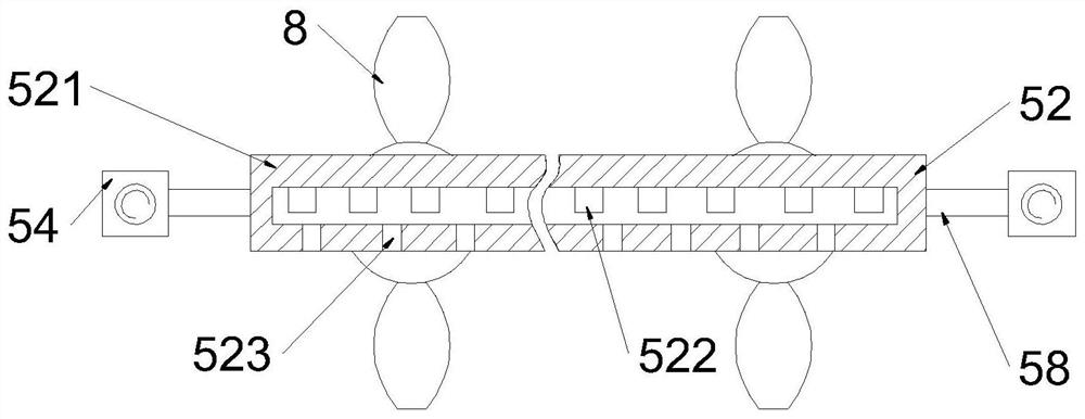 Calcining device for ceramic structural part