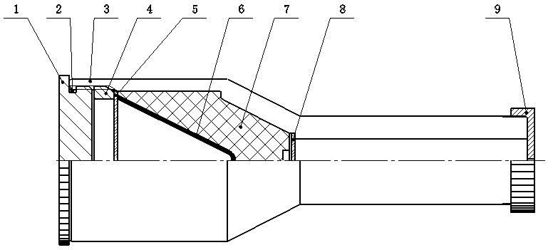 Non-contact energy concentration blasting device